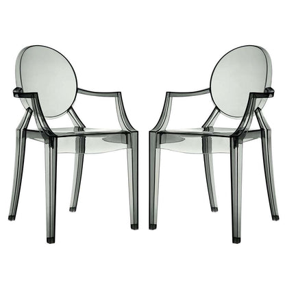 Modway - Casper Dining Armchairs (Set of 2) - EEI-905-SMK veiw 1