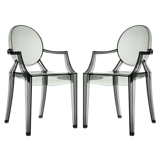Modway - Casper Dining Armchairs (Set of 2) - EEI-905-SMK veiw 1