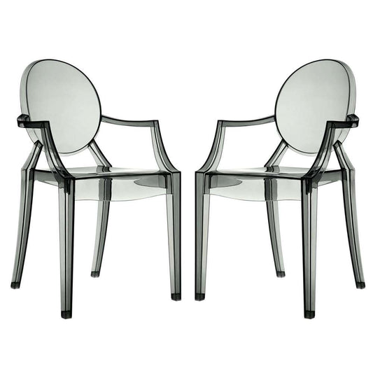 Modway - Casper Dining Armchairs (Set of 2) - EEI-905-SMK veiw 2