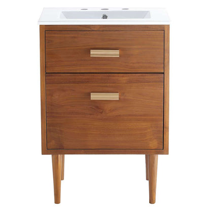 Modway - Cassia 24in Bathroom Vanity - EEI-5108-NAT-WHI veiw 3