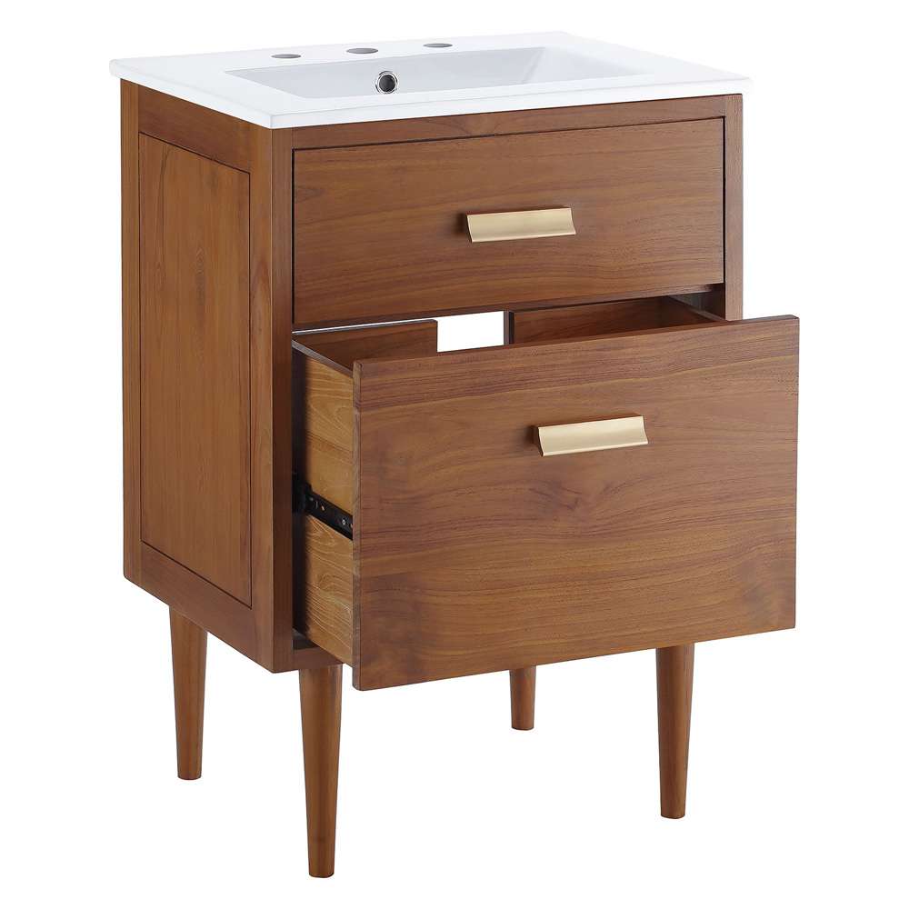 Modway - Cassia 24in Bathroom Vanity - EEI-5108-NAT-WHI veiw 5