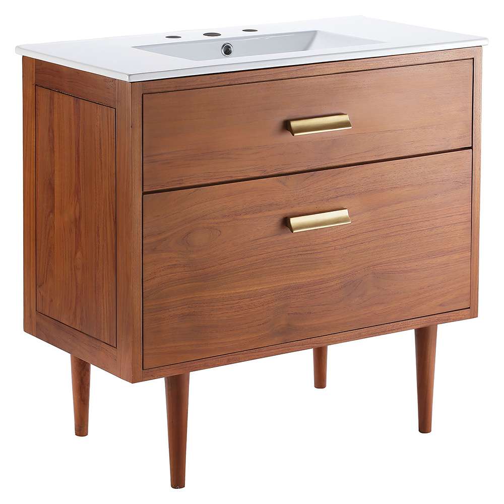 Modway - Cassia 36in Bathroom Vanity - EEI-5109-NAT-WHI veiw 1