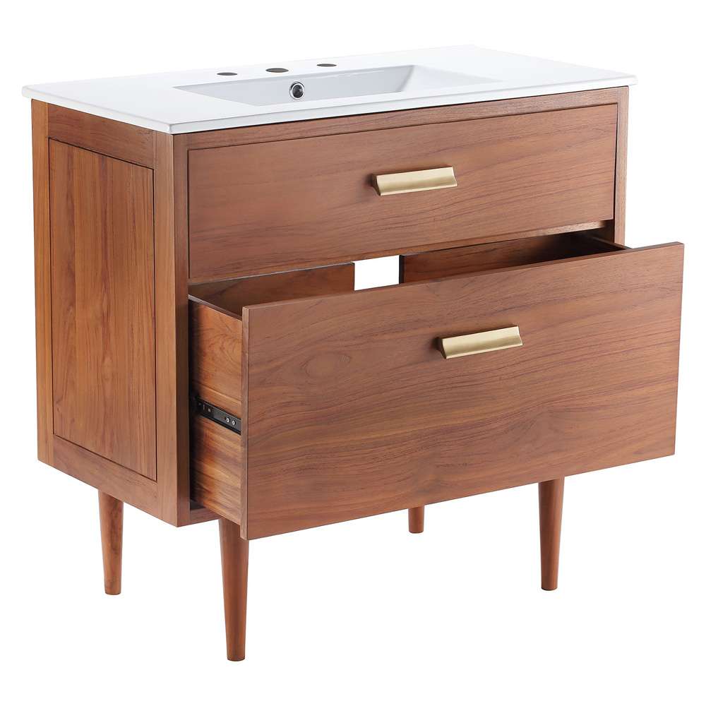 Modway - Cassia 36in Bathroom Vanity - EEI-5109-NAT-WHI veiw 5