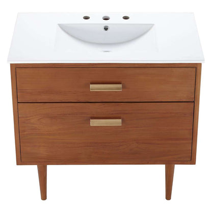 Modway - Cassia 36in Bathroom Vanity - EEI-5109-NAT-WHI veiw 6