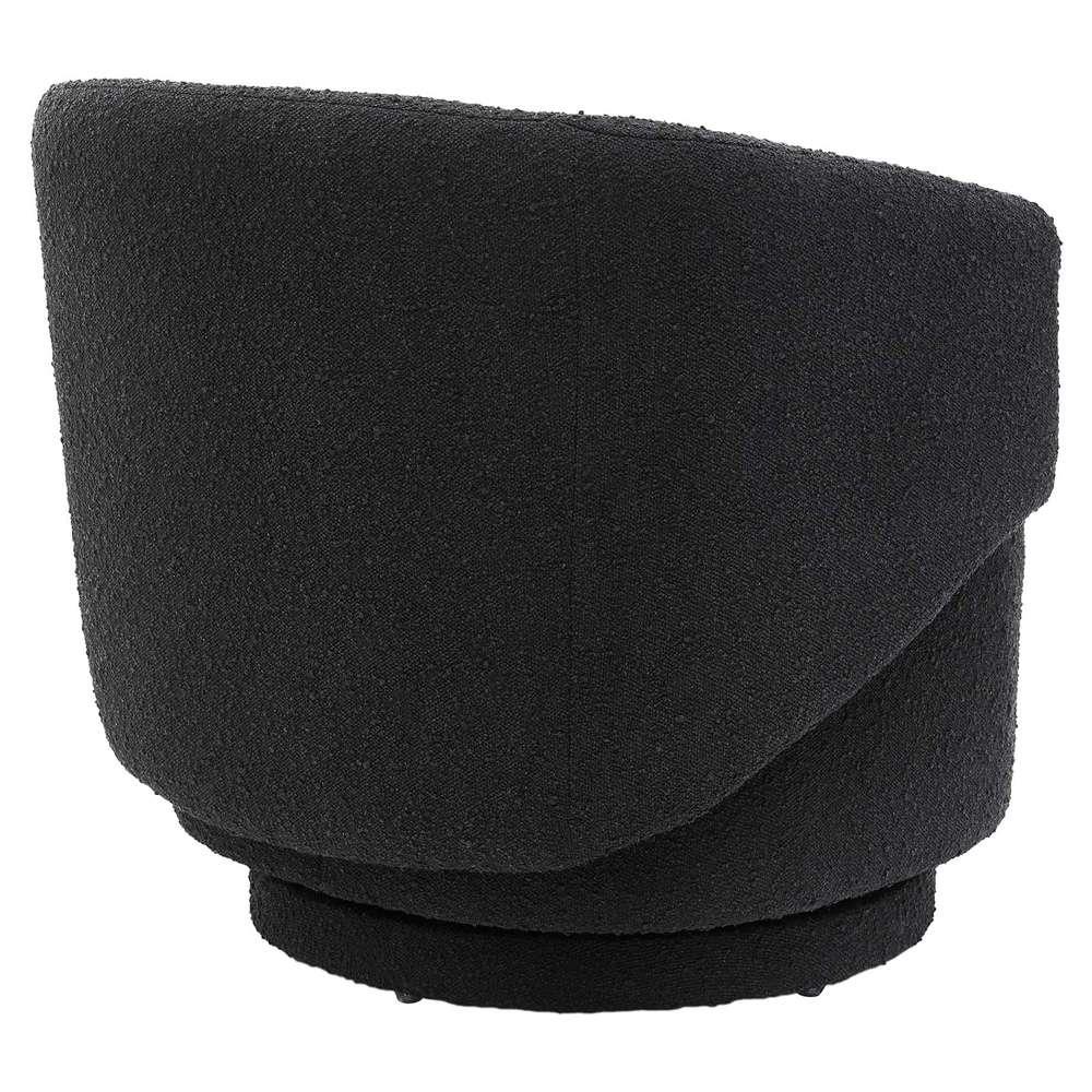 Modway - Celestia Boucle Fabric Swivel Chair - EEI-6357-BLK veiw 4