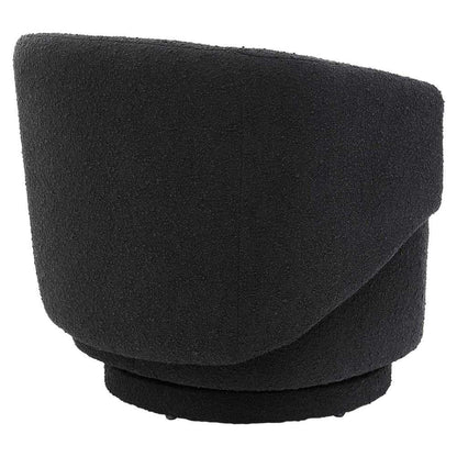 Modway - Celestia Boucle Fabric Swivel Chair - EEI-6357-BLK veiw 4