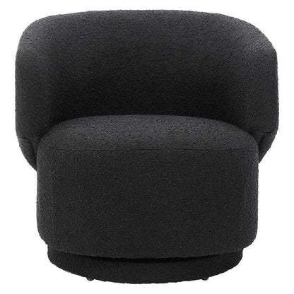 Modway - Celestia Boucle Fabric Swivel Chair - EEI-6357-BLK veiw 5