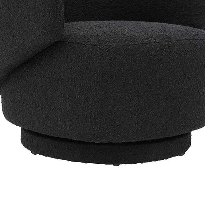 Modway - Celestia Boucle Fabric Swivel Chair - EEI-6357-BLK veiw 6
