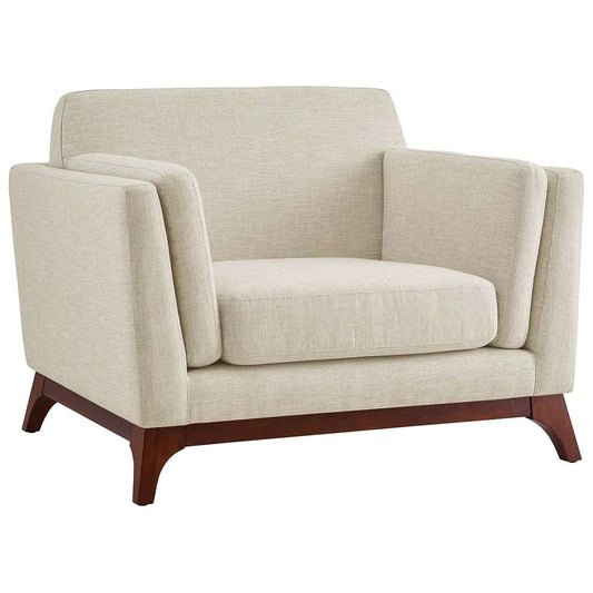 Modway - Chance Upholstered Fabric Armchair - EEI-3063-BEI veiw 1