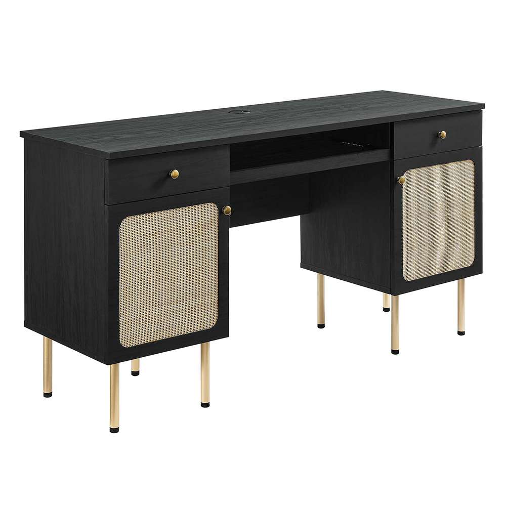 Modway - Chaucer Office Desk - EEI-6199-BLK veiw 1