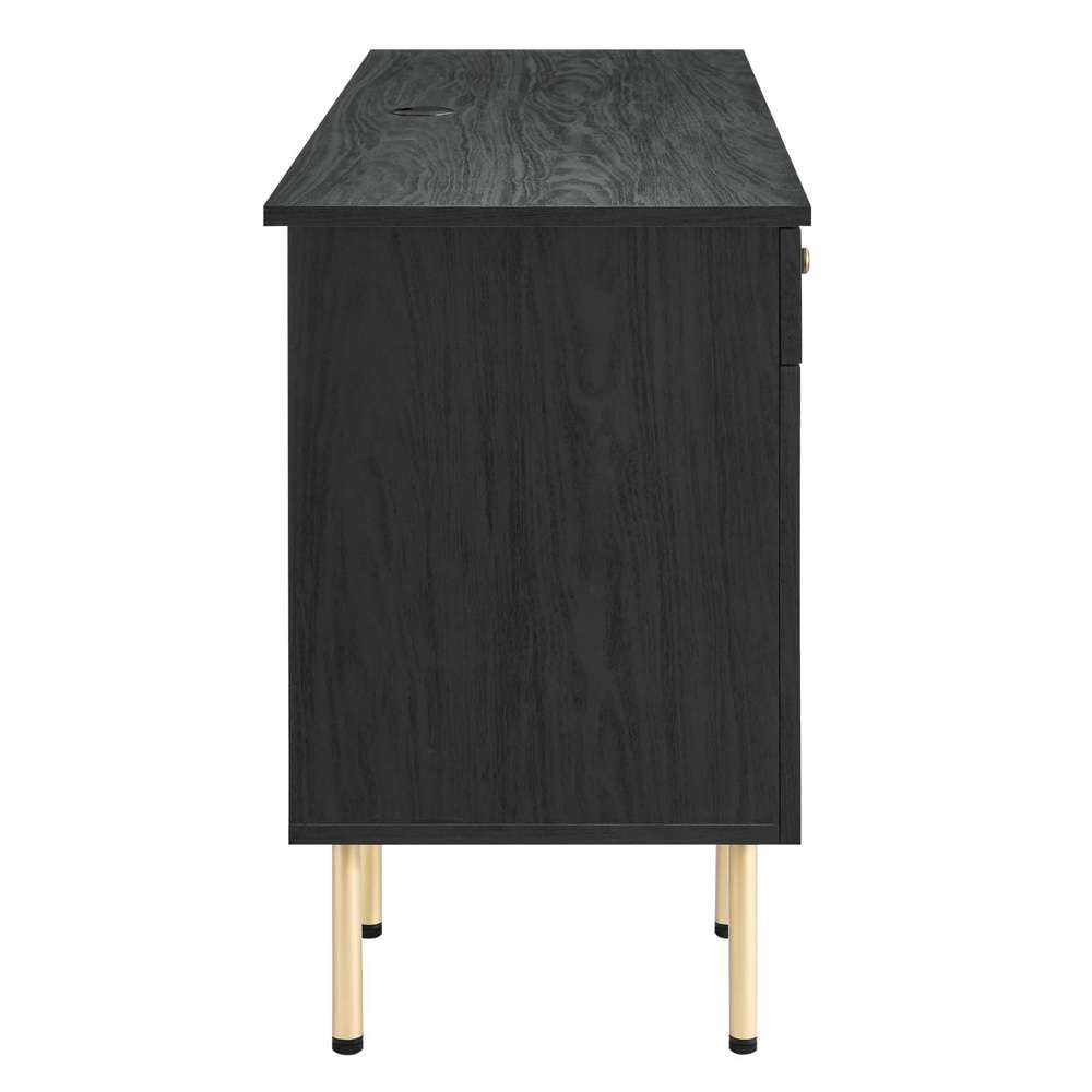 Modway - Chaucer Office Desk - EEI-6199-BLK veiw 3