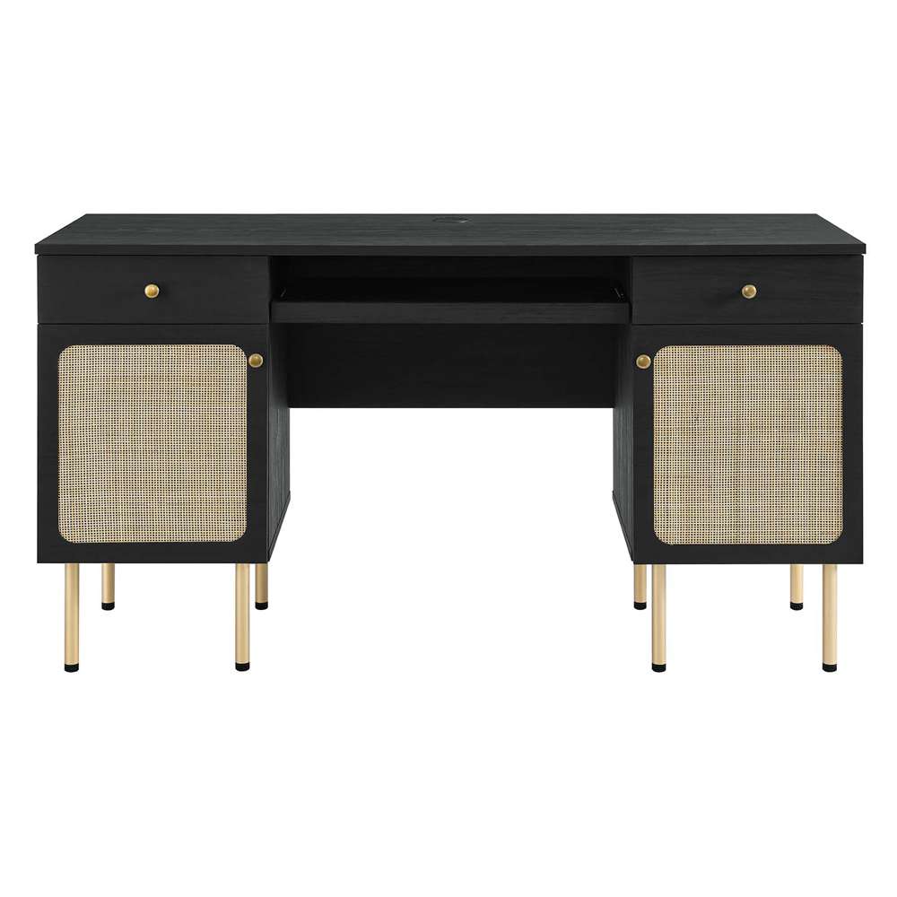 Modway - Chaucer Office Desk - EEI-6199-BLK veiw 4