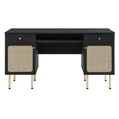 Modway - Chaucer Office Desk - EEI-6199-BLK veiw 4