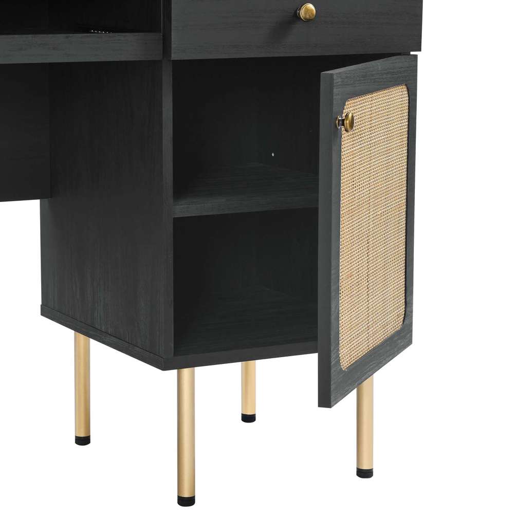 Modway - Chaucer Office Desk - EEI-6199-BLK veiw 5