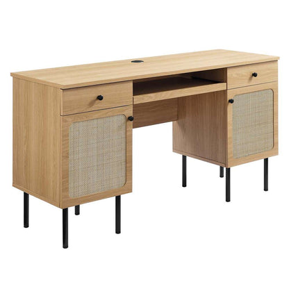 Modway - Chaucer Office Desk - EEI-6199-OAK veiw 1