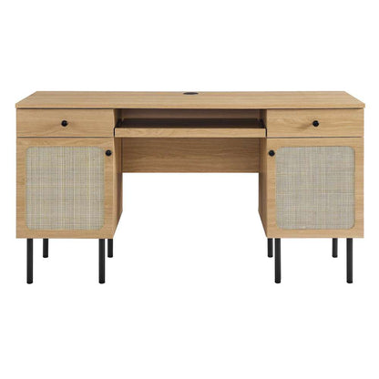 Modway - Chaucer Office Desk - EEI-6199-OAK veiw 4