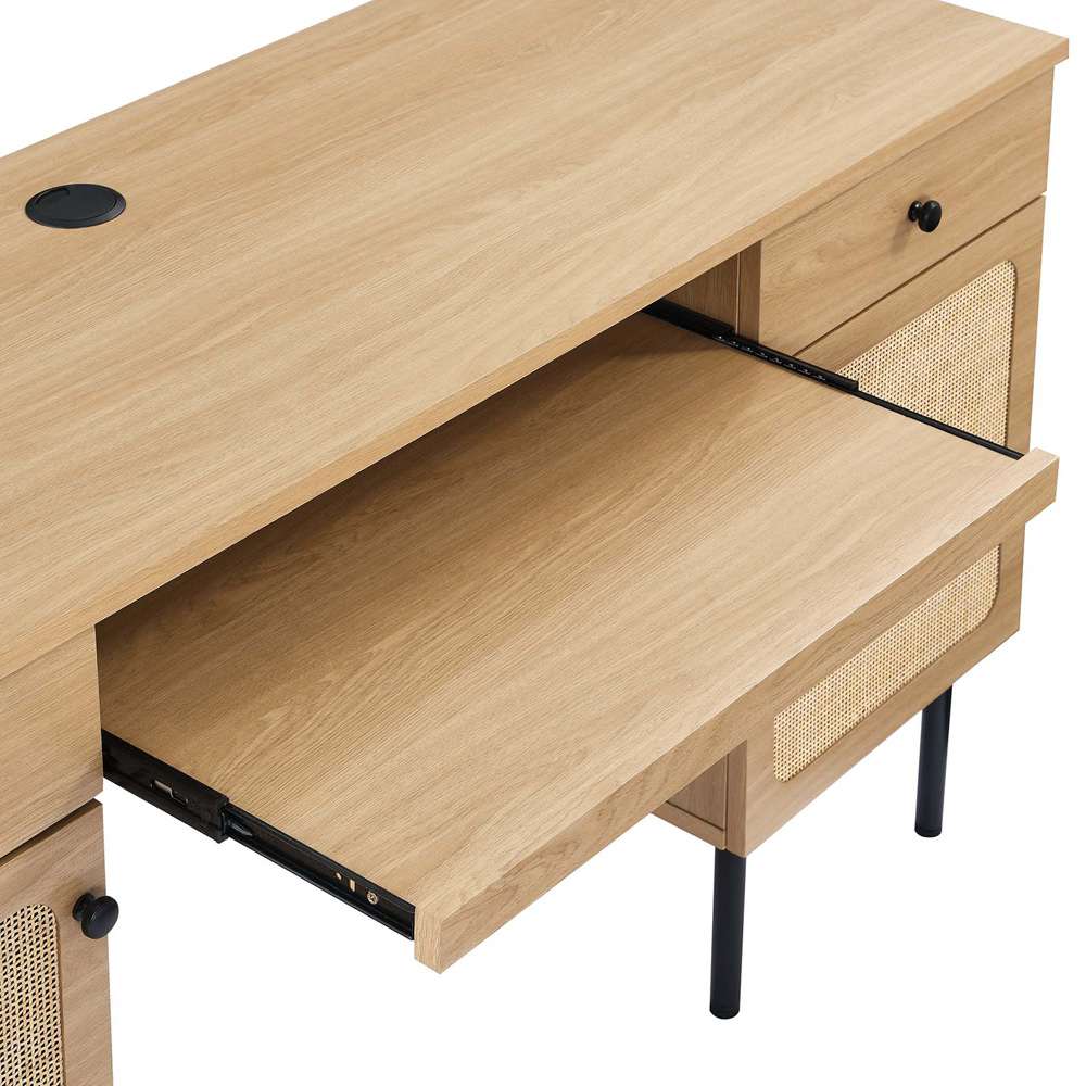 Modway - Chaucer Office Desk - EEI-6199-OAK veiw 6
