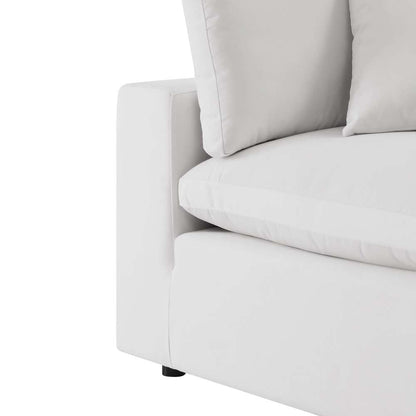 Modway - Commix 5-Piece Outdoor Patio Sectional Sofa - EEI-5587-WHI veiw 5