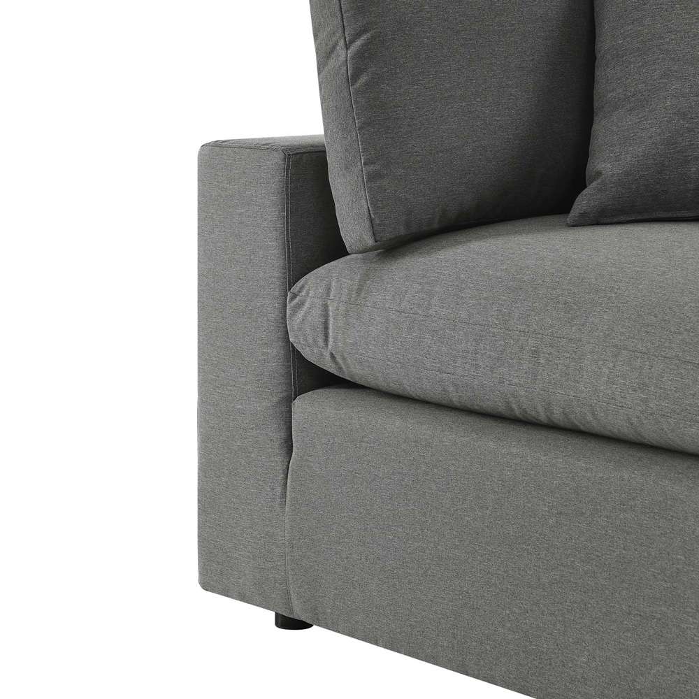 Modway - Commix Overstuffed Outdoor Patio Armless Chair - EEI-4902-CHA veiw 3