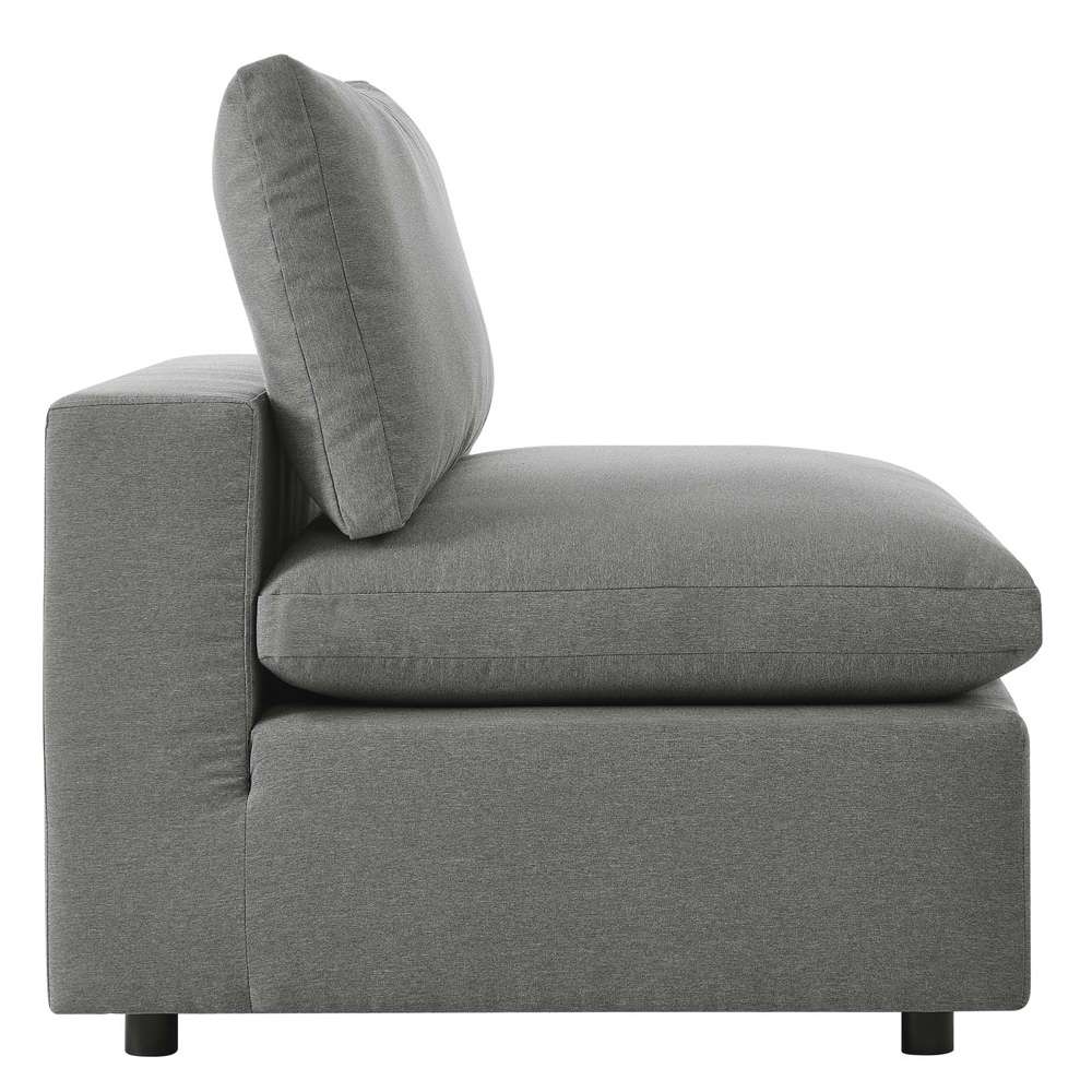 Modway - Commix Overstuffed Outdoor Patio Armless Chair - EEI-4902-CHA veiw 4