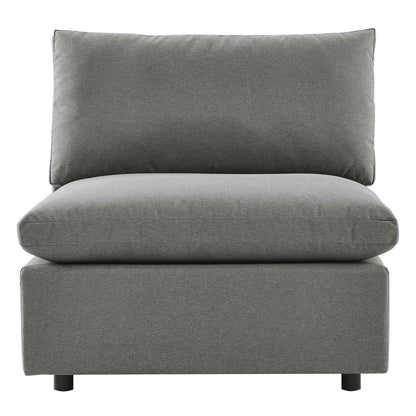 Modway - Commix Overstuffed Outdoor Patio Armless Chair - EEI-4902-CHA veiw 6