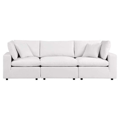 Modway - Commix Overstuffed Outdoor Patio Sofa - EEI-5578-WHI veiw 1