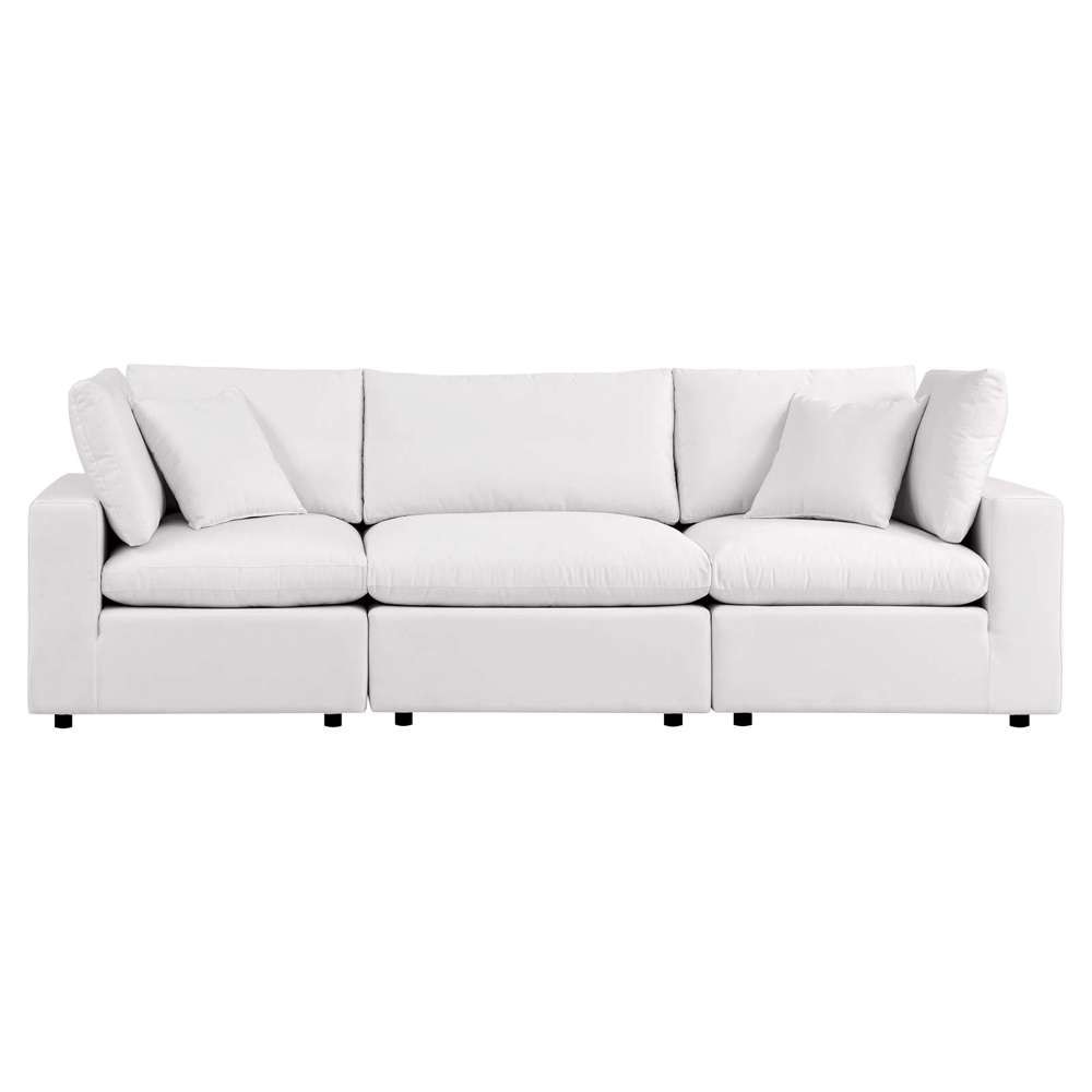 Modway - Commix Overstuffed Outdoor Patio Sofa - EEI-5578-WHI veiw 2