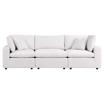 Modway - Commix Overstuffed Outdoor Patio Sofa - EEI-5578-WHI veiw 2
