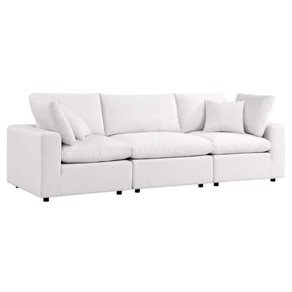 Modway - Commix Overstuffed Outdoor Patio Sofa - EEI-5578-WHI veiw 3