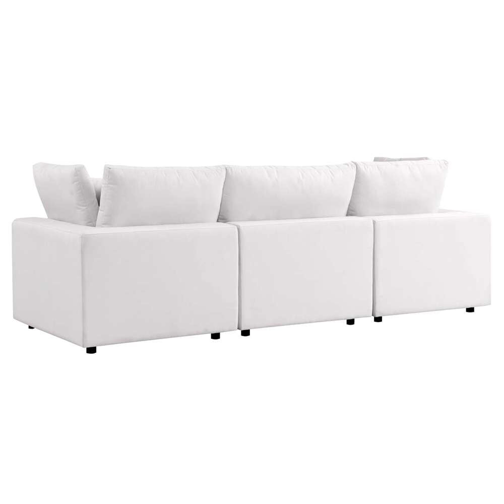 Modway - Commix Overstuffed Outdoor Patio Sofa - EEI-5578-WHI veiw 4
