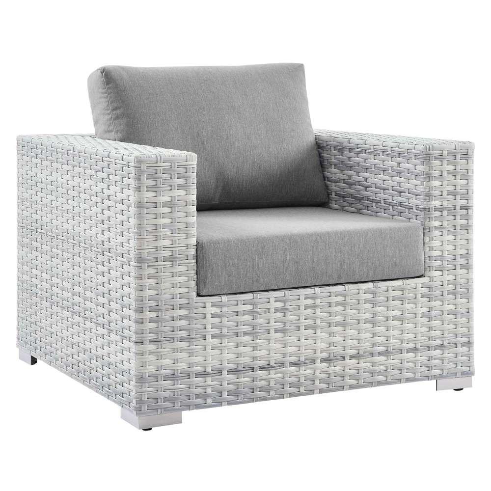 Modway - Convene 3-Piece Outdoor Patio Set - EEI-5444-LGR-GRY veiw 3