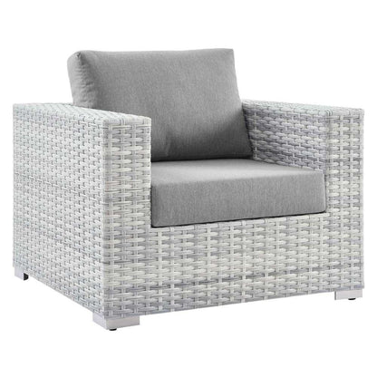 Modway - Convene 3-Piece Outdoor Patio Set - EEI-5444-LGR-GRY veiw 3