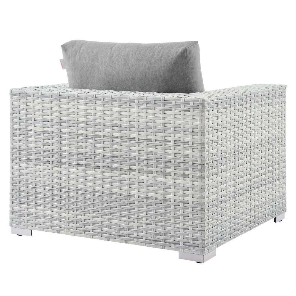 Modway - Convene 3-Piece Outdoor Patio Set - EEI-5444-LGR-GRY veiw 5