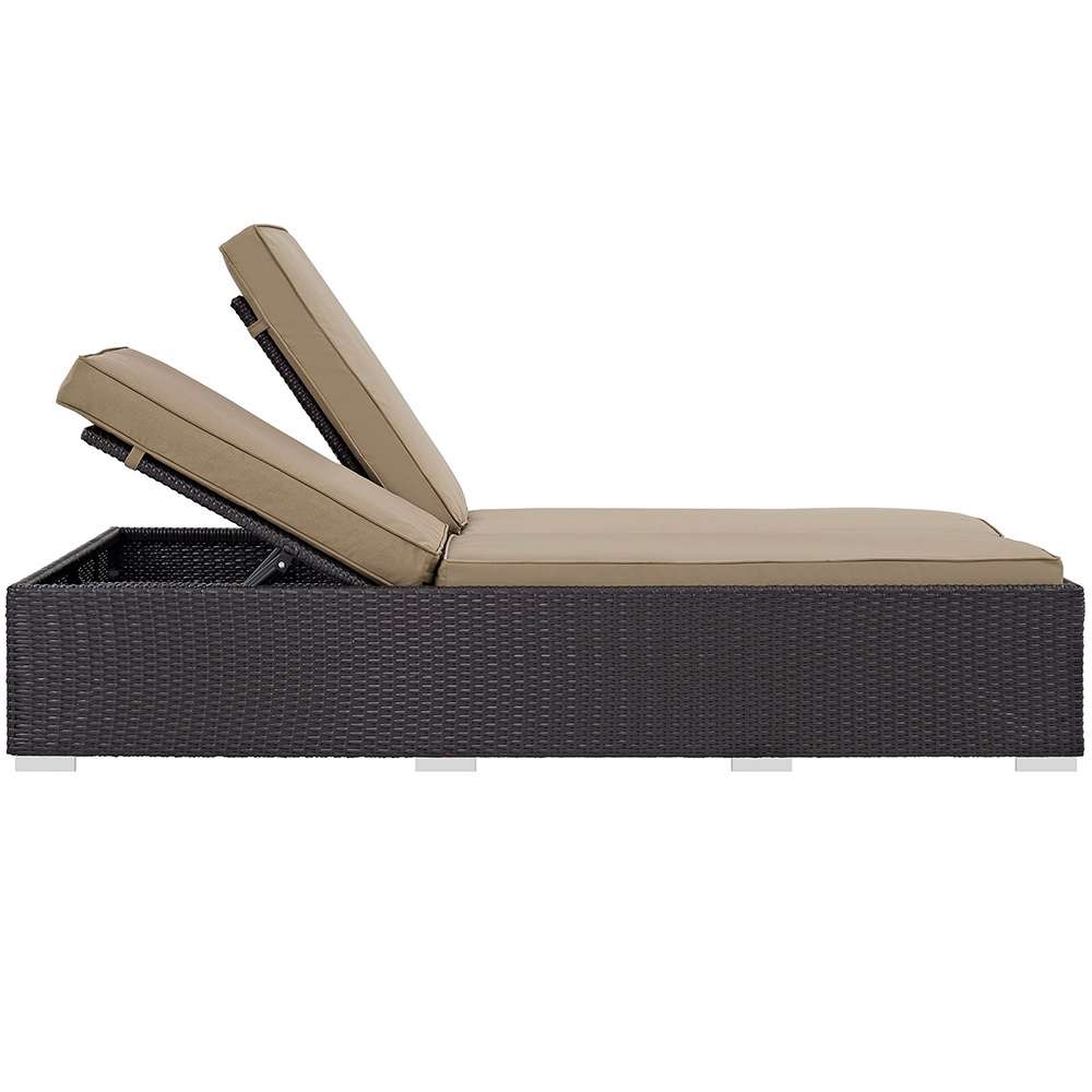 Modway - Convene Double Outdoor Patio Chaise - EEI-2177-EXP-MOC veiw 1