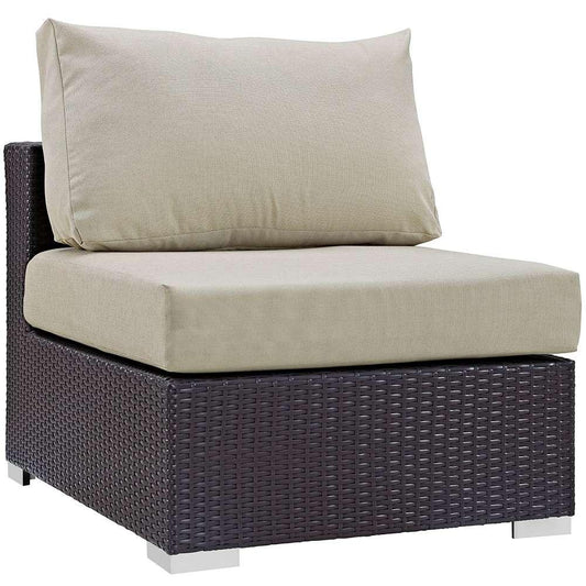 Modway - Convene Outdoor Patio Armless - EEI-1910-EXP-BEI veiw 1