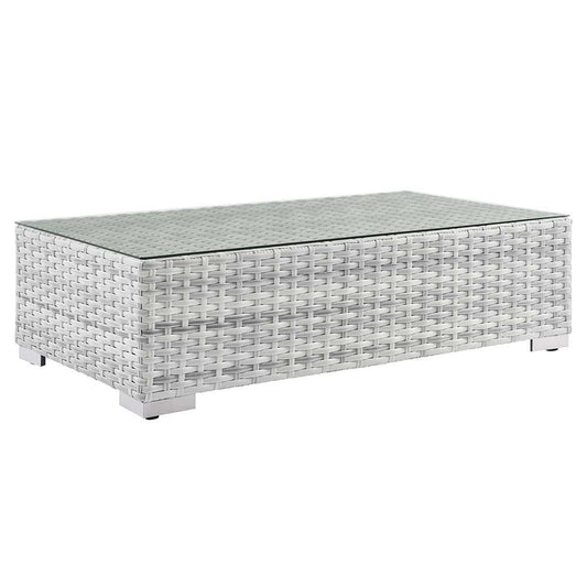 Modway - Convene Outdoor Patio Coffee Table - EEI-4299-LGR veiw 1