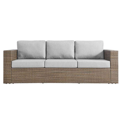 Modway - Convene Outdoor Patio Outdoor Patio Sofa - EEI-6245-CAP-GRY veiw 5