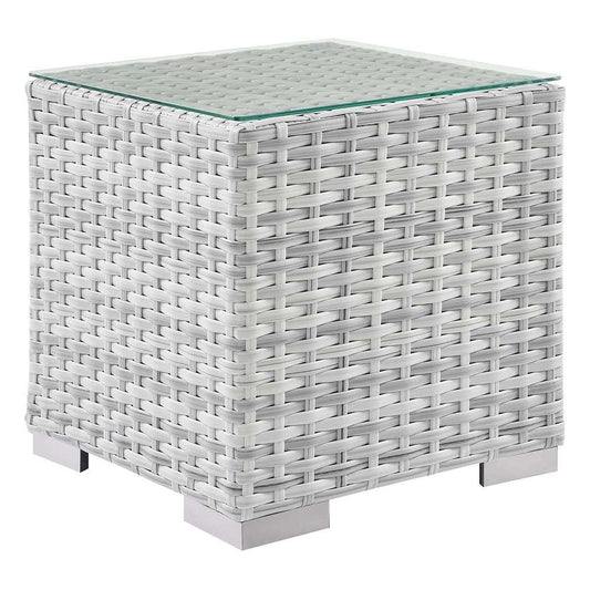 Modway - Convene Outdoor Patio Side Table - EEI-4300-LGR veiw 1