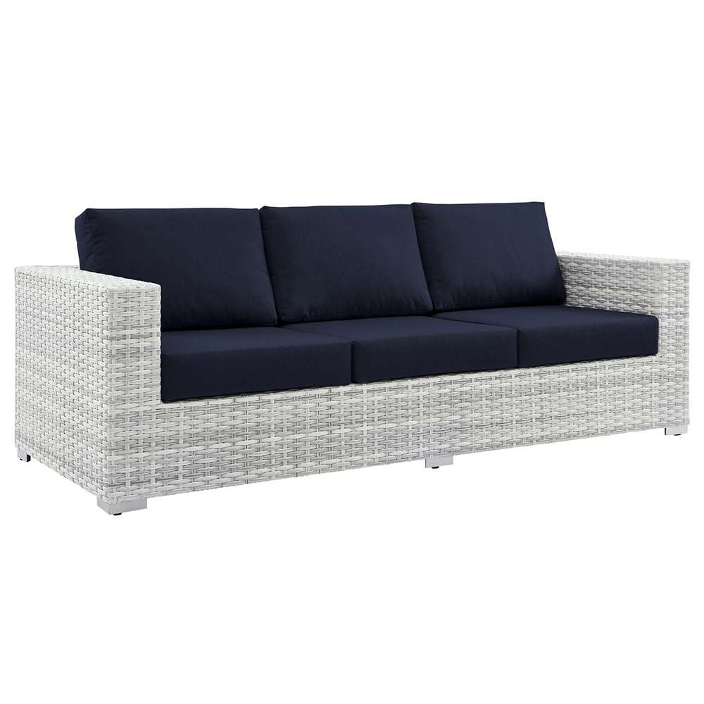Modway - Convene Outdoor Patio Sofa - EEI-4305-LGR-NAV veiw 1