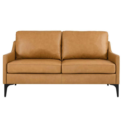 Modway - Corland Leather Loveseat - EEI-6020-TAN veiw 5