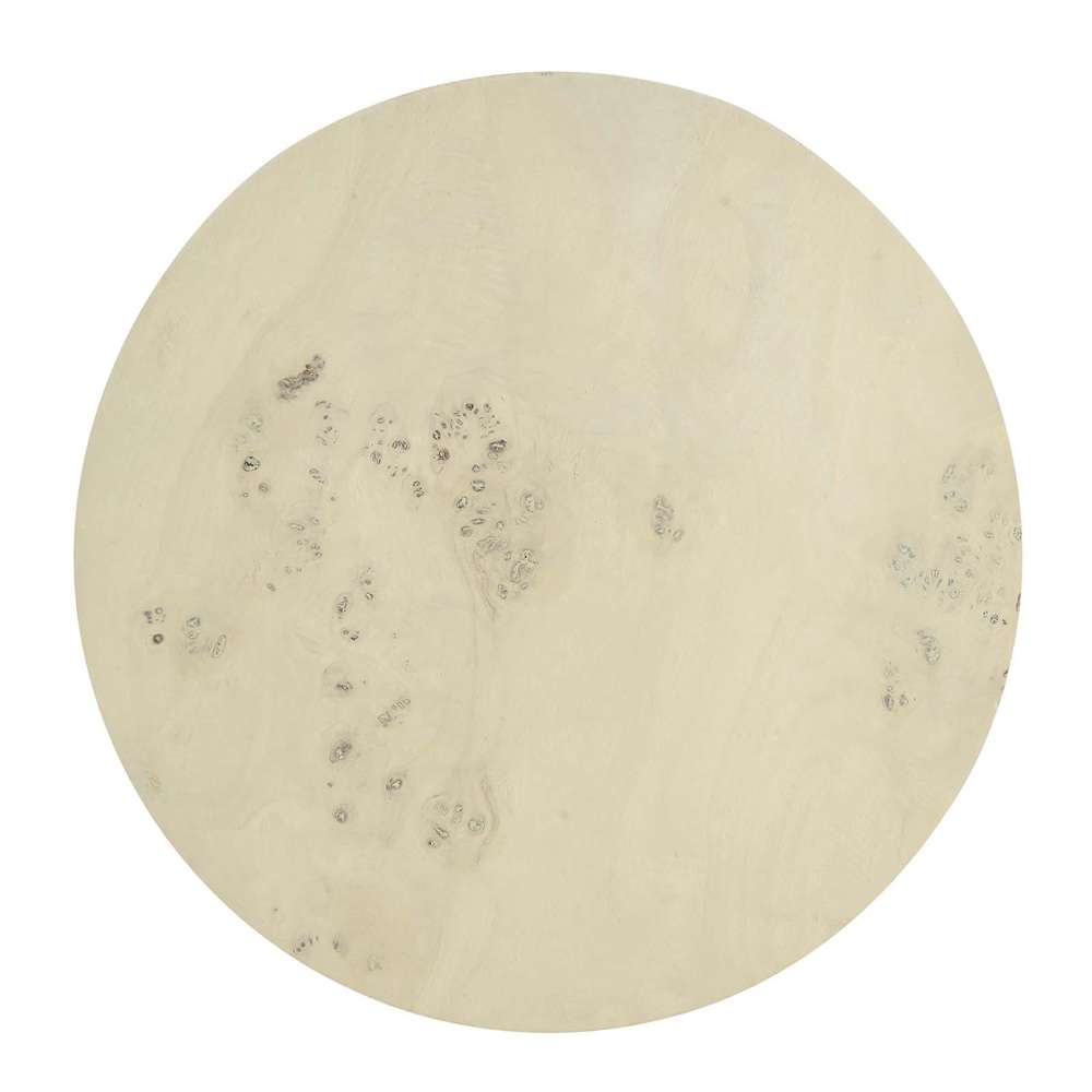 Modway - Cosmos 16in Round Burl Wood Side Table - EEI-6271-BLB veiw 4