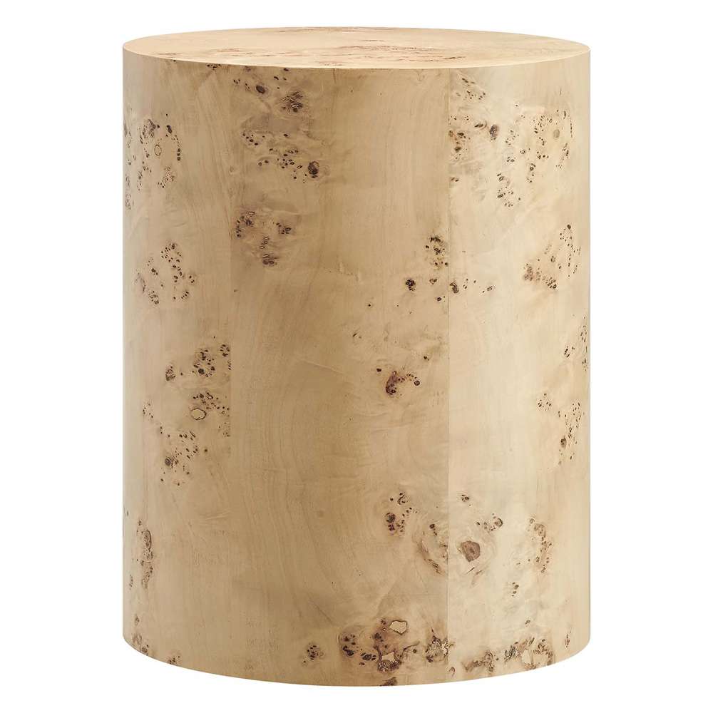 Modway - Cosmos 16in Round Burl Wood Side Table - EEI-6271-NAB veiw 2