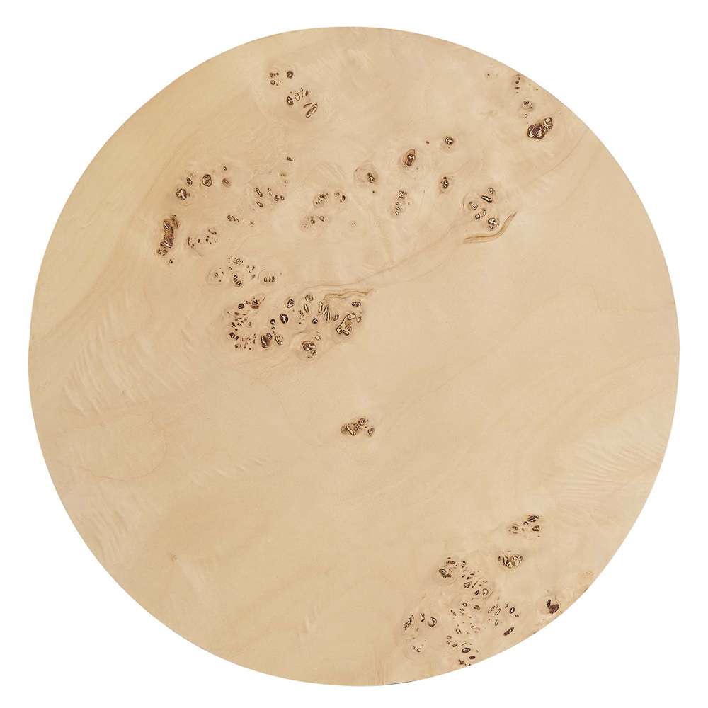 Modway - Cosmos 16in Round Burl Wood Side Table - EEI-6271-NAB veiw 4