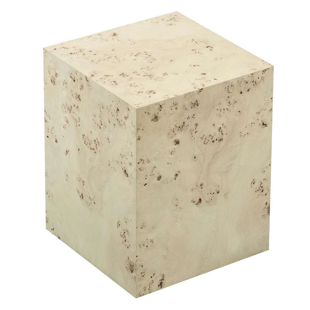 Modway - Cosmos 16in Square Burl Wood Side Table - EEI-6273-BLB veiw 3