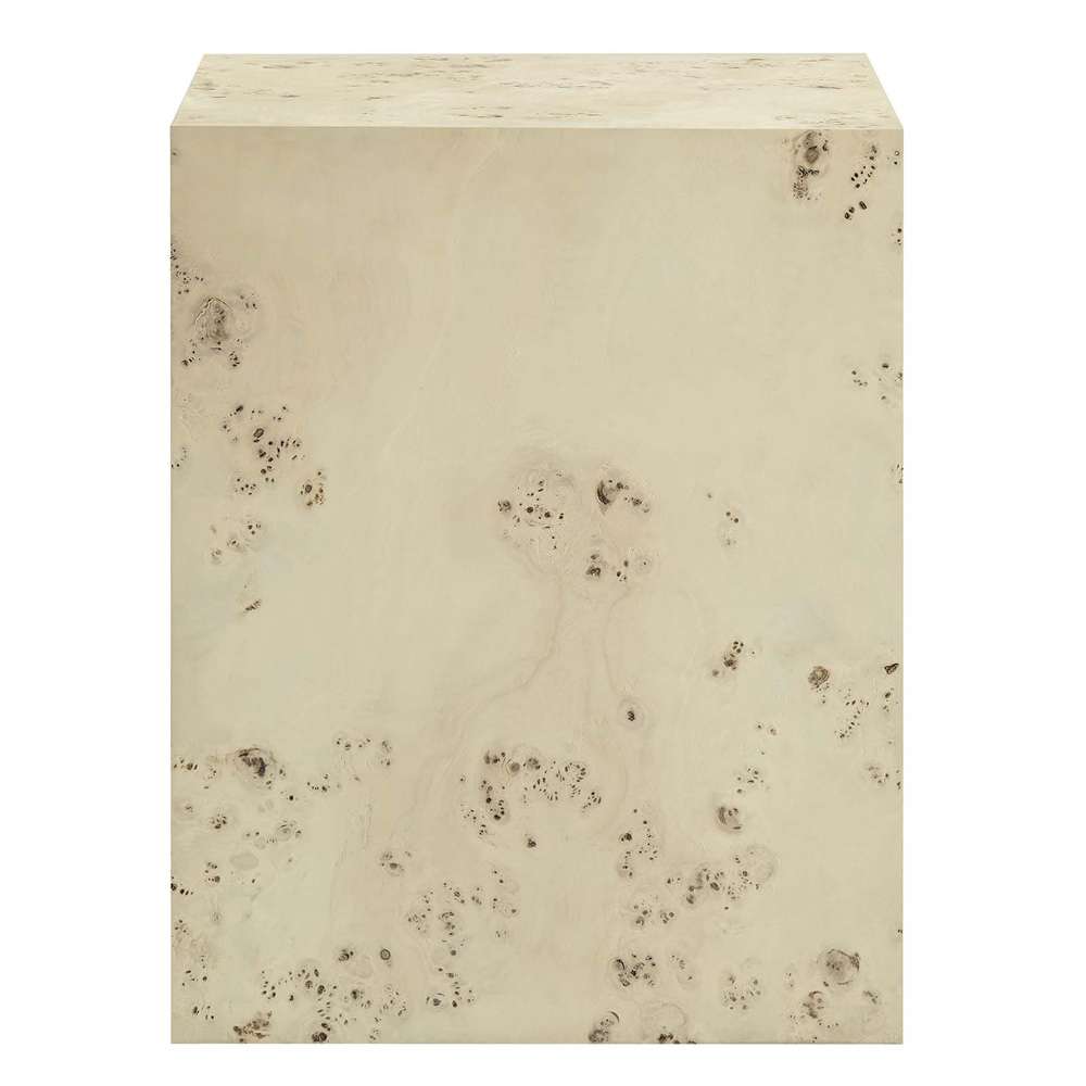Modway - Cosmos 16in Square Burl Wood Side Table - EEI-6273-BLB veiw 4
