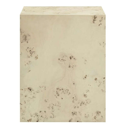 Modway - Cosmos 16in Square Burl Wood Side Table - EEI-6273-BLB veiw 4