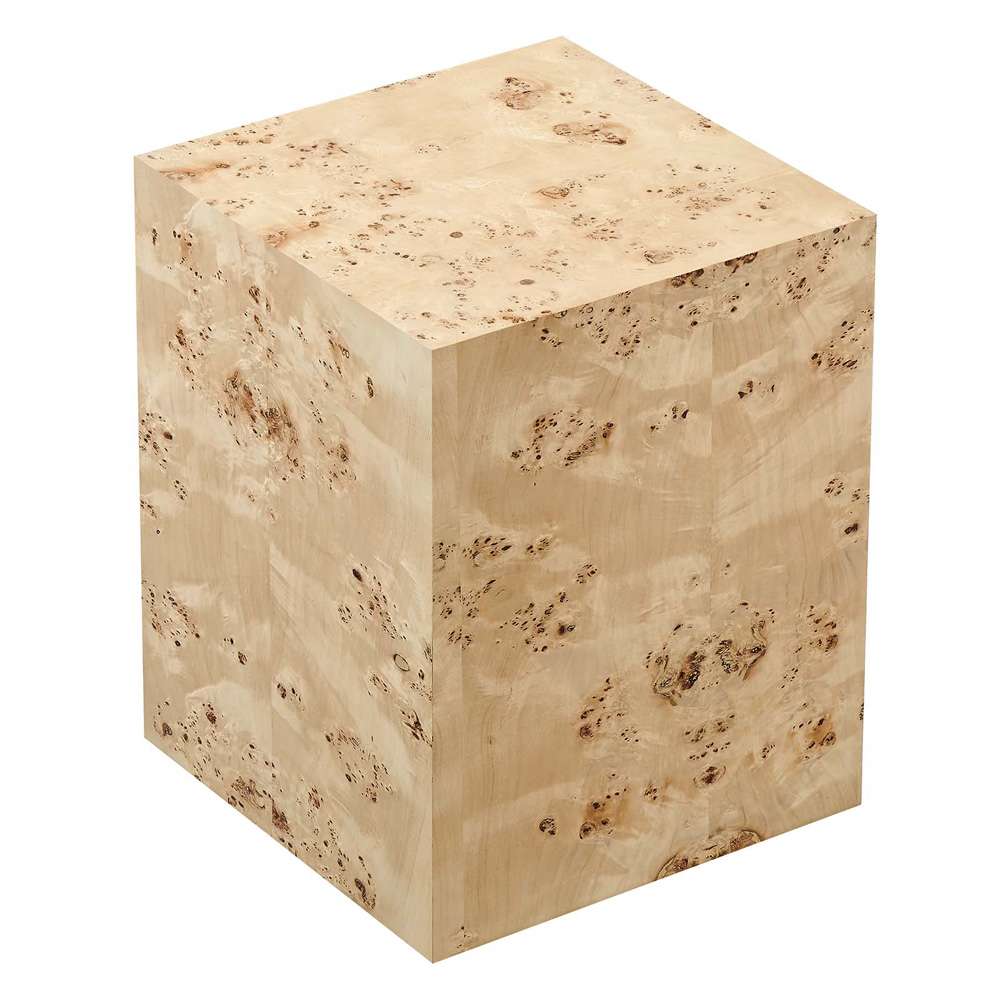Modway - Cosmos 16in Square Burl Wood Side Table - EEI-6273-NAB veiw 3
