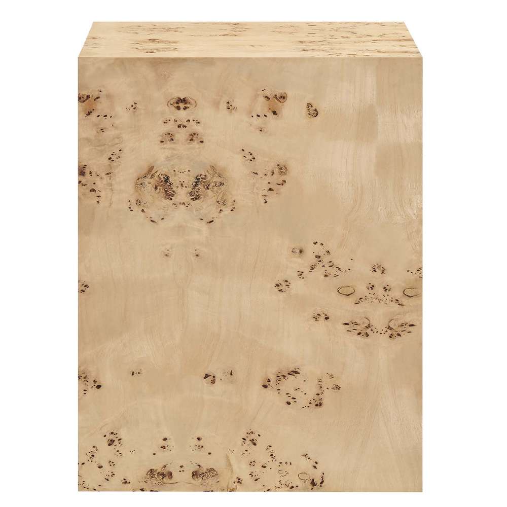 Modway - Cosmos 16in Square Burl Wood Side Table - EEI-6273-NAB veiw 4