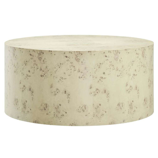 Modway - Cosmos 35in Round Burl Wood Coffee Table - EEI-6274-BLB veiw 2