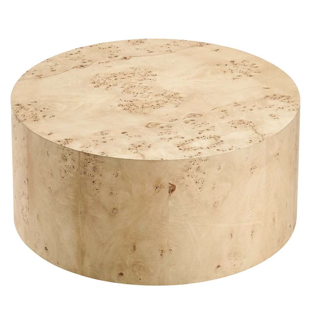 Modway - Cosmos 35in Round Burl Wood Coffee Table - EEI-6274-NAB veiw 3